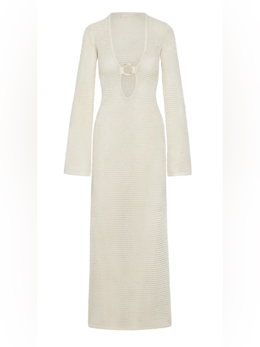 Monday Swimwear - MONTEGO DRESS - IVORY SHINY TREBLE KNIT